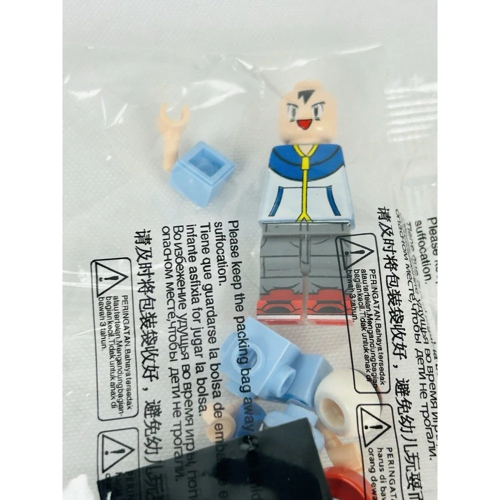 Custom PAD Printed LEGO Pokémon W/ Trainer Minifigure Lot of 8